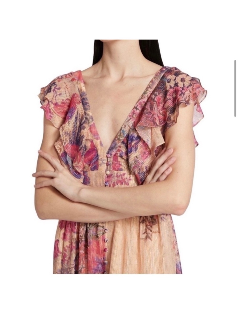 HEMANT & NANDITA maxi dress worn once - Picture 2 of 3
